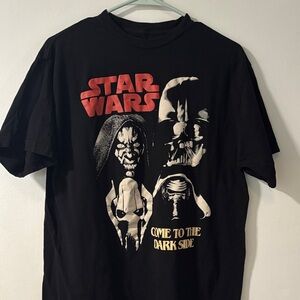 Star Wars Men's Black Graphic T-Shirt - Come to the Dark Side